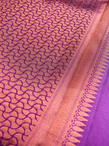 Berry Bliss Geometric Kanjivaram