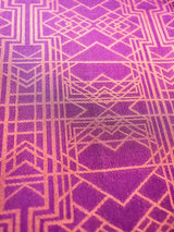 Berry Bliss Geometric Kanjivaram