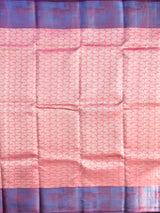 Abstarct Pink Fusion Kanjivaram