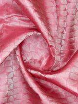 Abstarct Pink Fusion Kanjivaram